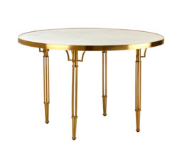 Metal Base Dining Table