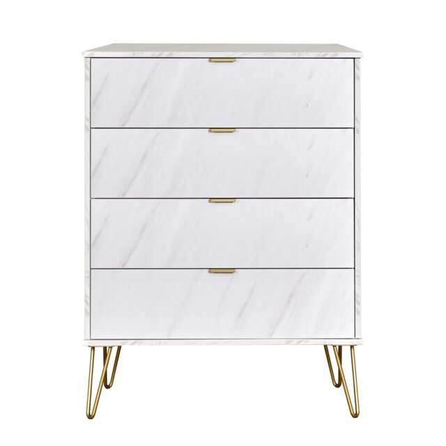 Fully Assembled Bellatrix 4 Drawer 76.5Cm W Chest of Drawers