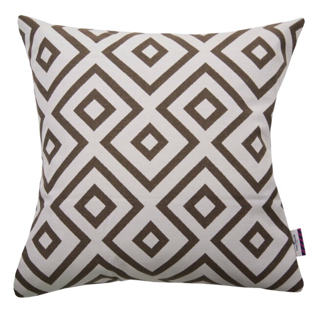 T-Open Squares Geometric Square Cushion Cover
