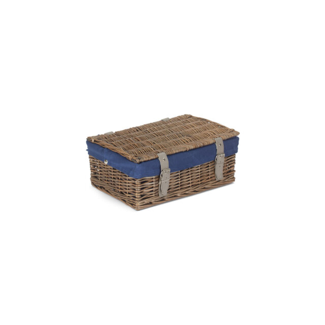 14 Inch Empty Wicker Hamper Basket - with Lining
