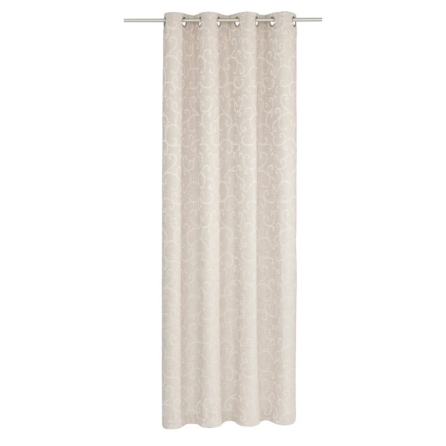 Siglerville Eyelet Curtain Single Panel, opaque