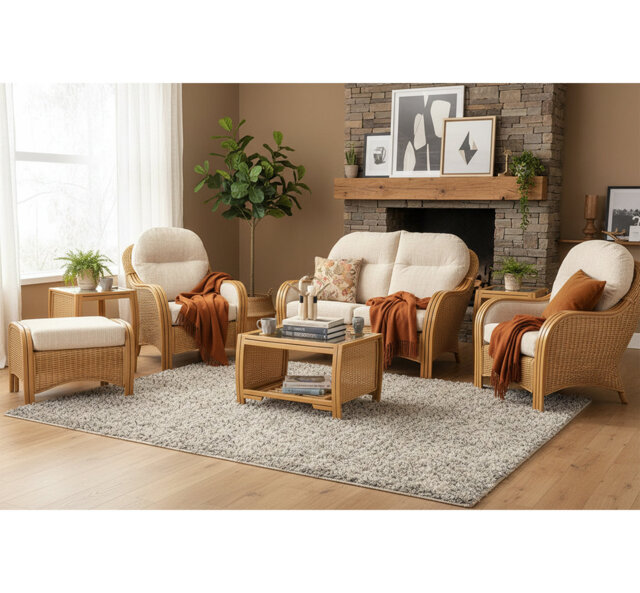 6 Piece Conservatory Sofa Set