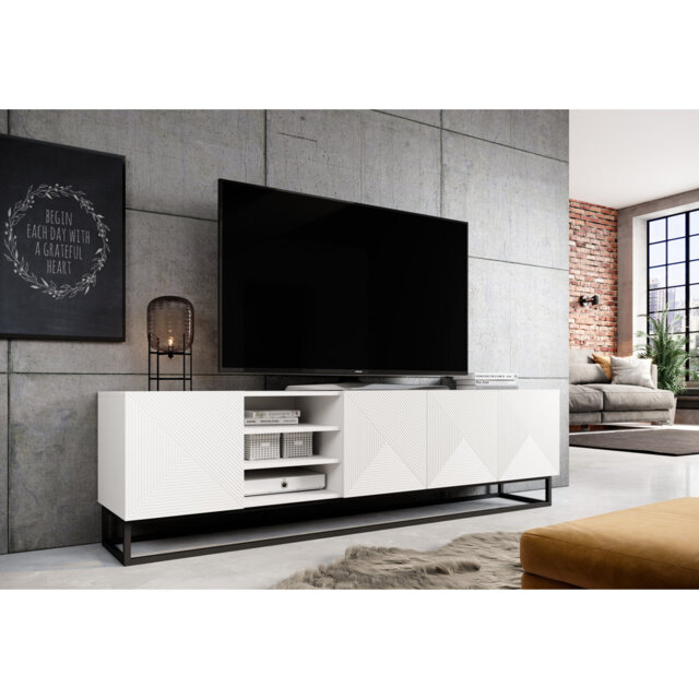 "Merrik Unfinished TV Stand for TVs up to 55"""