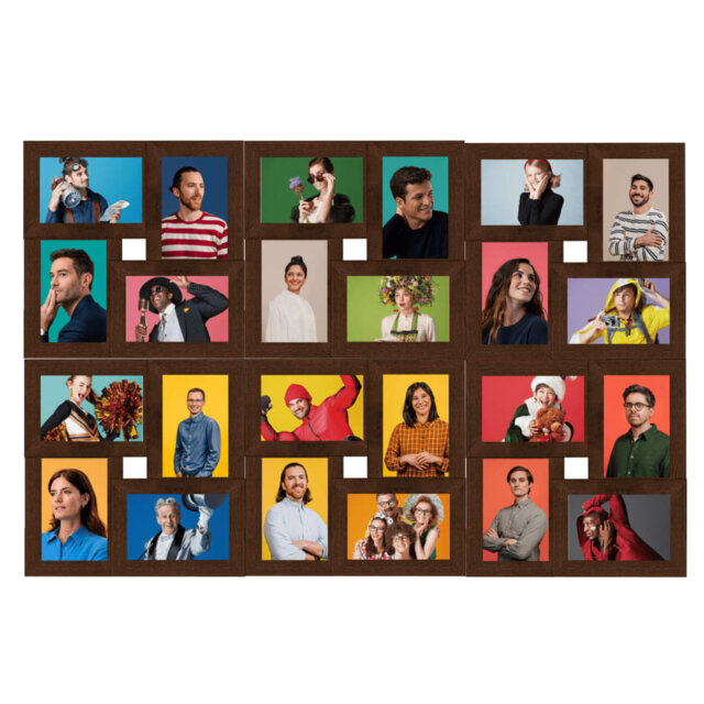 Brandiss Wood Picture Frame - Set of 24