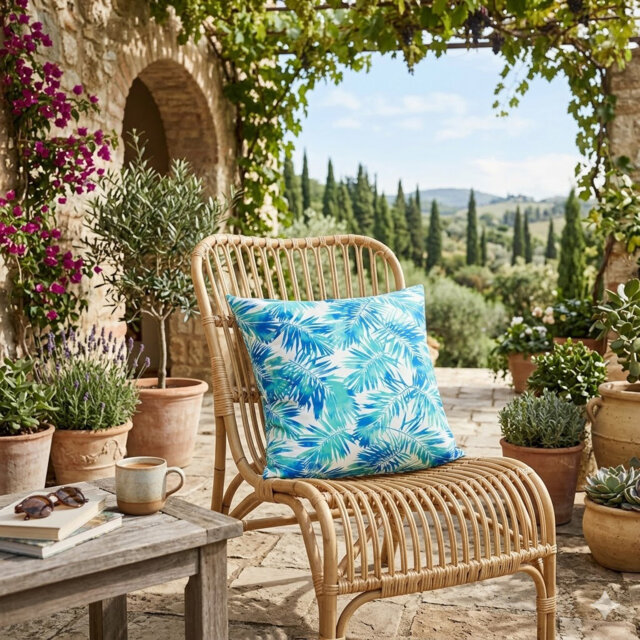 Tifany Outdoor Cushion Cover with Filler Pad