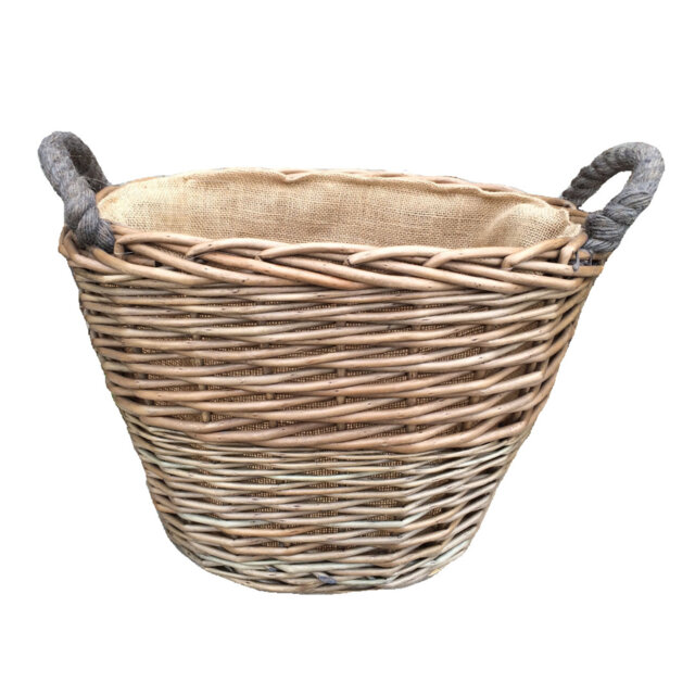 Maolis Wicker Lined Log Basket