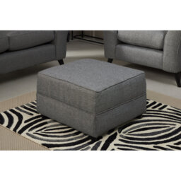 Eckbert 64Cm Wide Square Footstool Ottoman