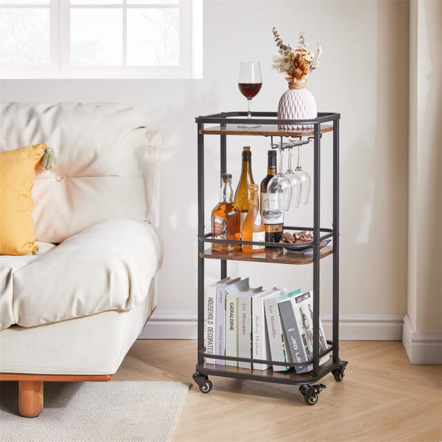 Alenda Metal Bar Cart