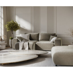 Corner Sofa with square arms