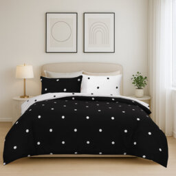 Haffa Microfiber Duvet Cover Set with Pillowcases Included