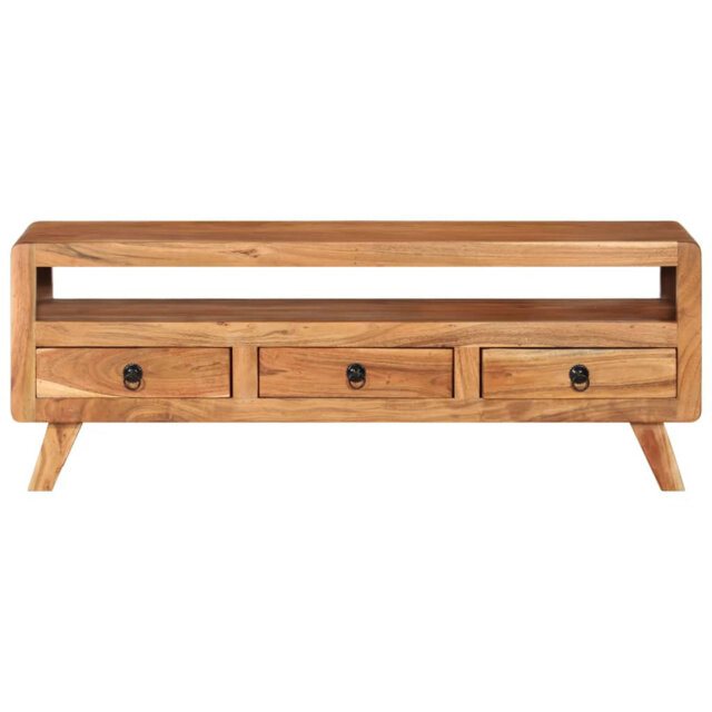 Union Rustic TV Cabinet 110X30x40 Cm Solid Mango Wood in , Acacia Wood