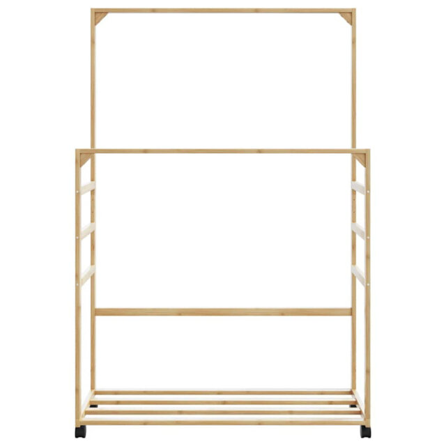 Aileah 90cm Rolling Clothing Rack