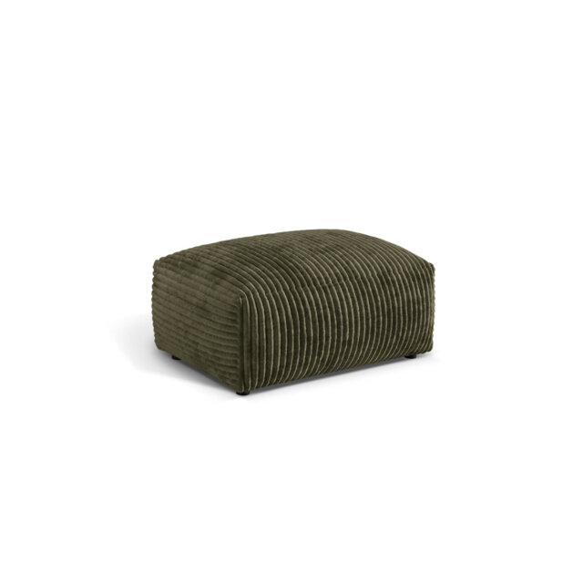 Carlens 65cm Wide Solid Colour Pouffe Ottoman