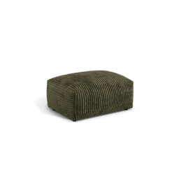 Carlens 65cm Wide Solid Colour Pouffe Ottoman