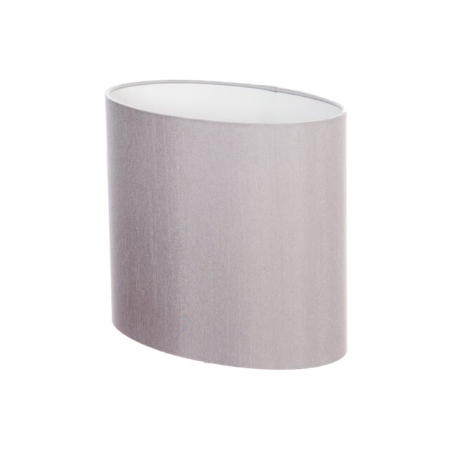 Satin Backed Dupion Oval Lamp Shade ( Screw On )