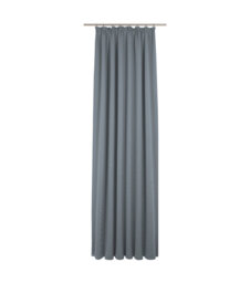 Uni Collection Light 100% Cotton Opaque Pinch Pleat Single Curtain Panel
