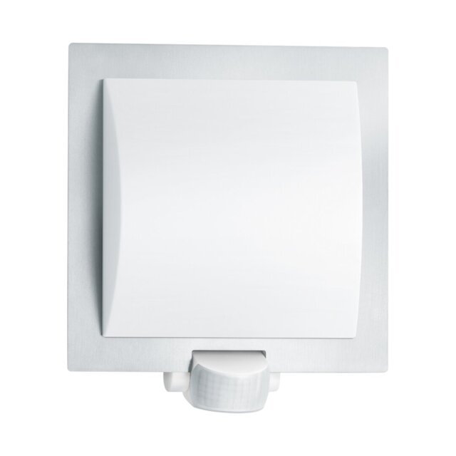 Outdoor Wall Light L 20 S Stainless Steel Trim with Motion Sensor E27 Flush Mount