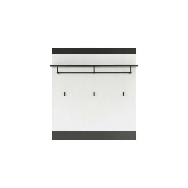 Jackeline Wall Storage 3 - Hook Wall Mounted Coat Rack