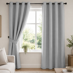 Bernards Blackout Thermal Insulated Noise Reducing Grommet Window & Door Curtain Panel