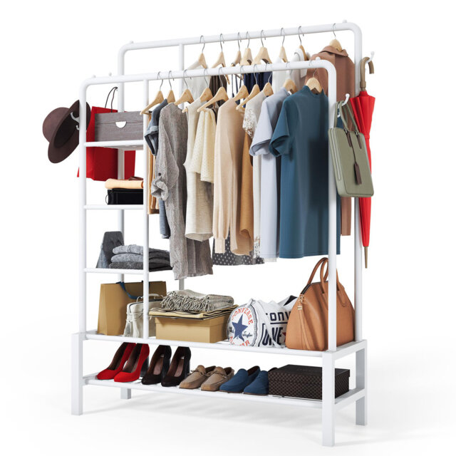 Andraea 115cm Clothing Rack