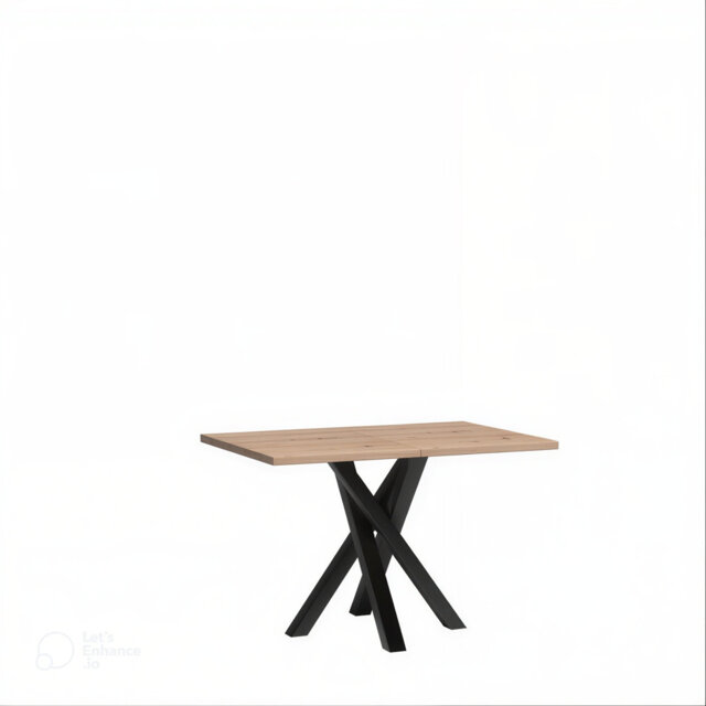 CALI Extendable Metal Base Dining Table