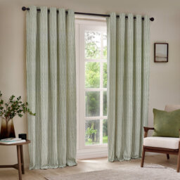 Hebden 100% Cotton Blackout Eyelet Curtains