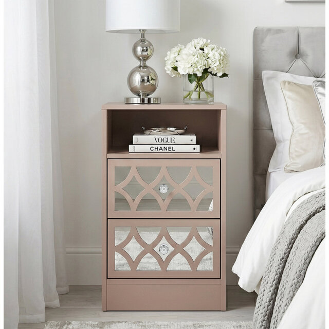 Bowen Adreille 2 Drawer Bedside Table