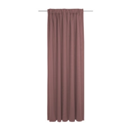 Uni Collection Light 100% Cotton Opaque Pinch Pleat Single Curtain Panel