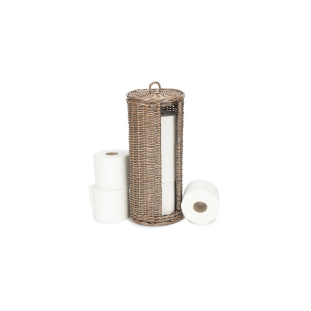 Lily Manor Open Round 3 Toilet Roll Holder Basket