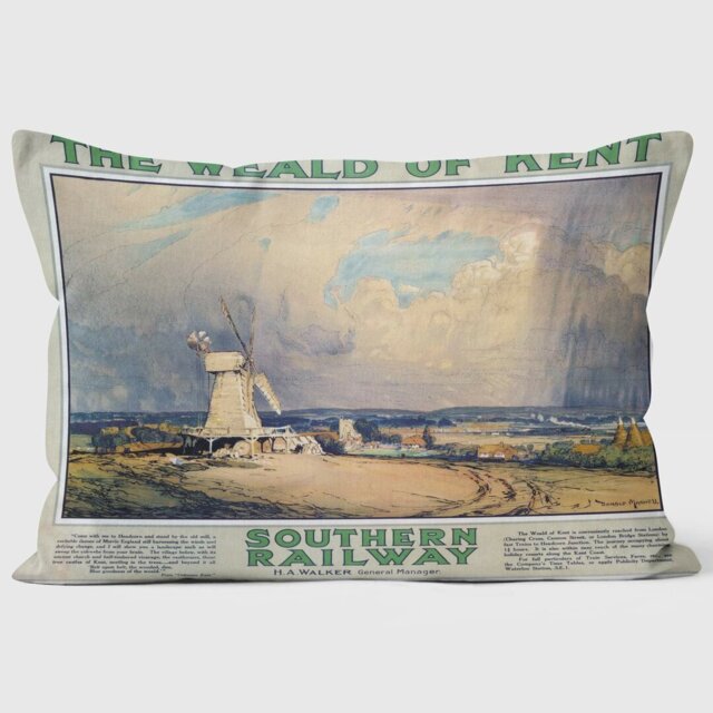 The Weald of Kent SR 1923-1936 Southern Railway - National Railway Musuem Cushion