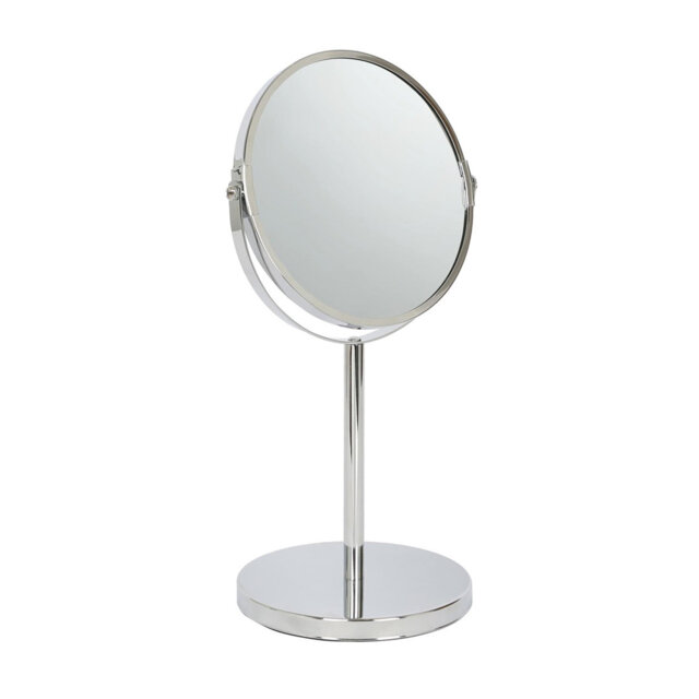 Harbour Housewares - Magnifying Pedestal Mirror - 18.5 x 34.5cm