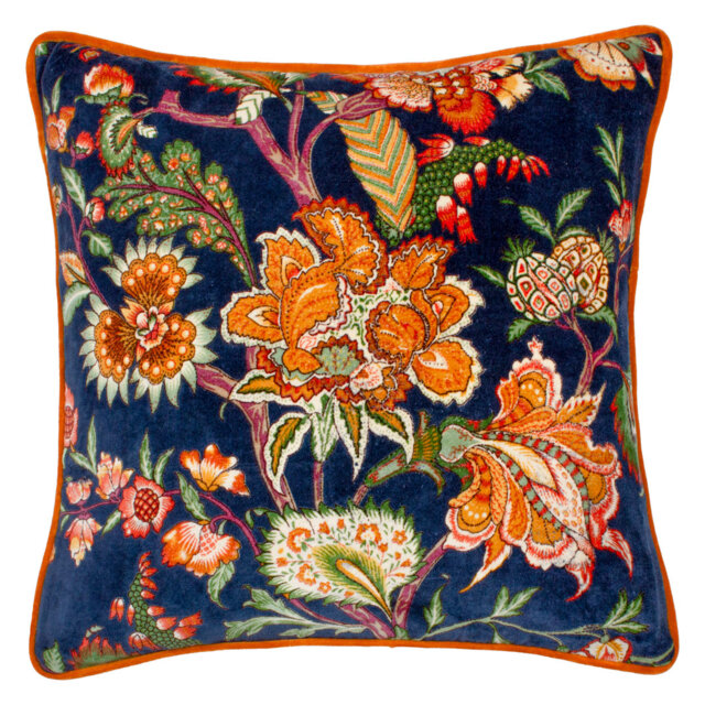 Georgia Floral Cotton Cushion Cover