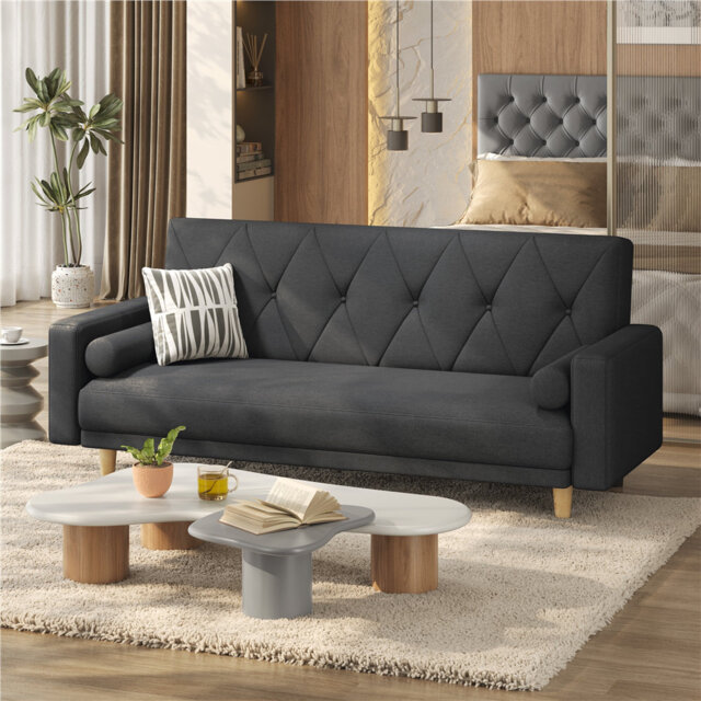 Tufted 3 Seater Sofa Bed