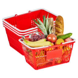 Rebrilliant Polyethylene Plastic Shopping Basket