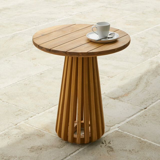 Hopley Round 45Cm L Outdoor Side Table