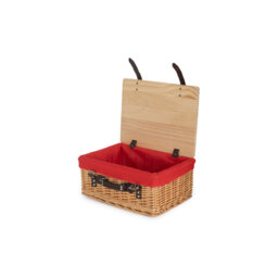 Wicker Gift or Storage Hamper with Lining