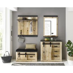 Jackeline Hall Tree 2066cm Wide with Bench and Shoe Storage