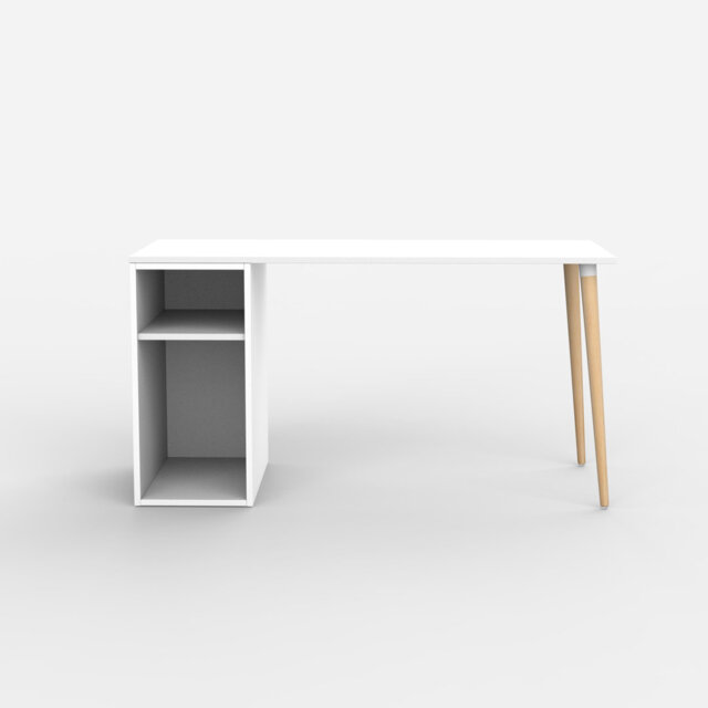 Gilroy Solid Wood Base Writing Desk