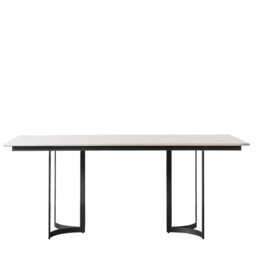 180 Cm Stone Trestle Dining Table