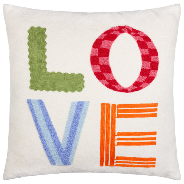 Love Tuft Square Cushion