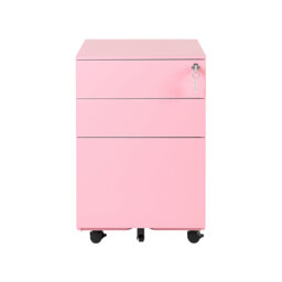 Lakeithia 39 cm W 3 -Drawer Mobile Steel Filing Cabinet