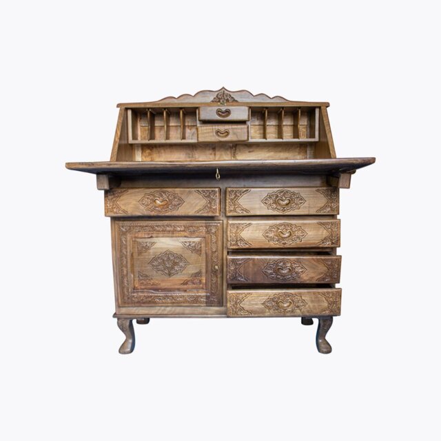 Kessinger Solid Wood Secretary Desk