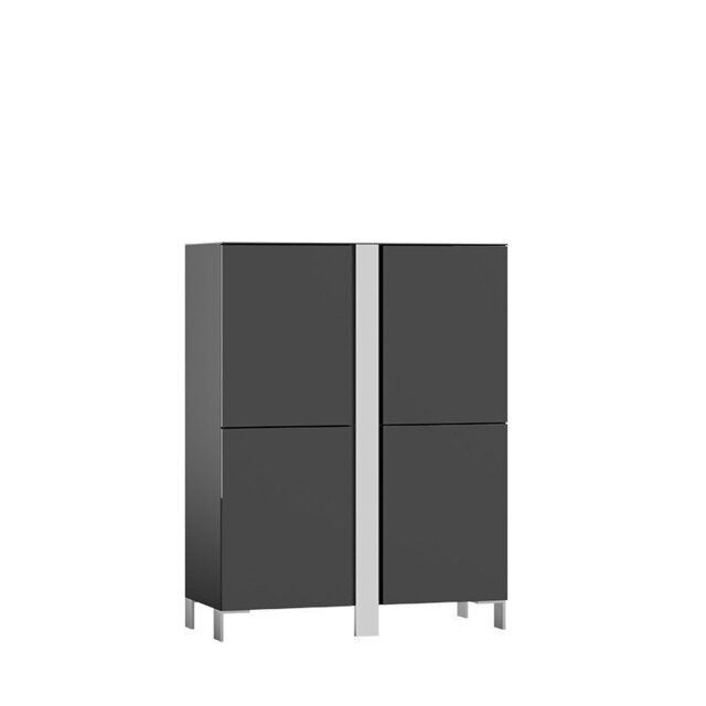 Charlestyn 4 Door Plastic Wardrobe