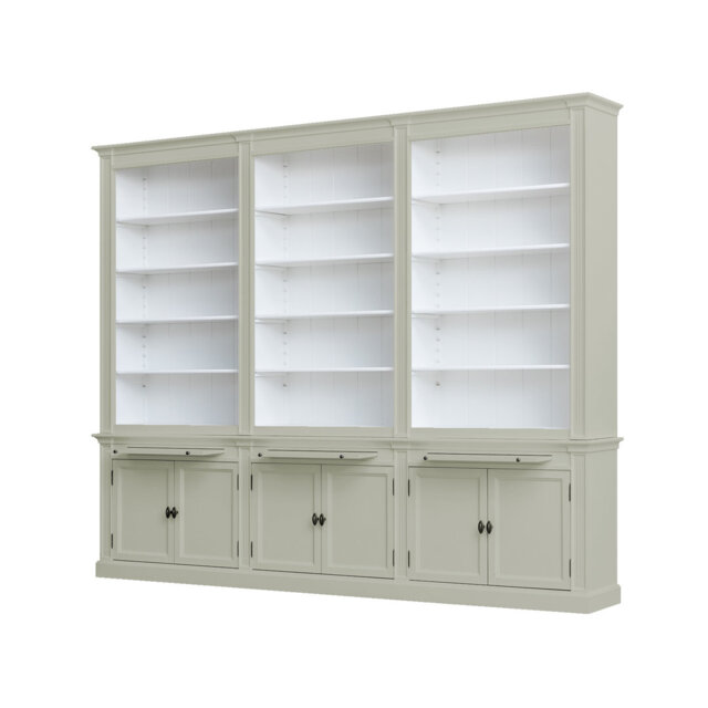 Bodee 240cm H x 300cm W Library Bookcase