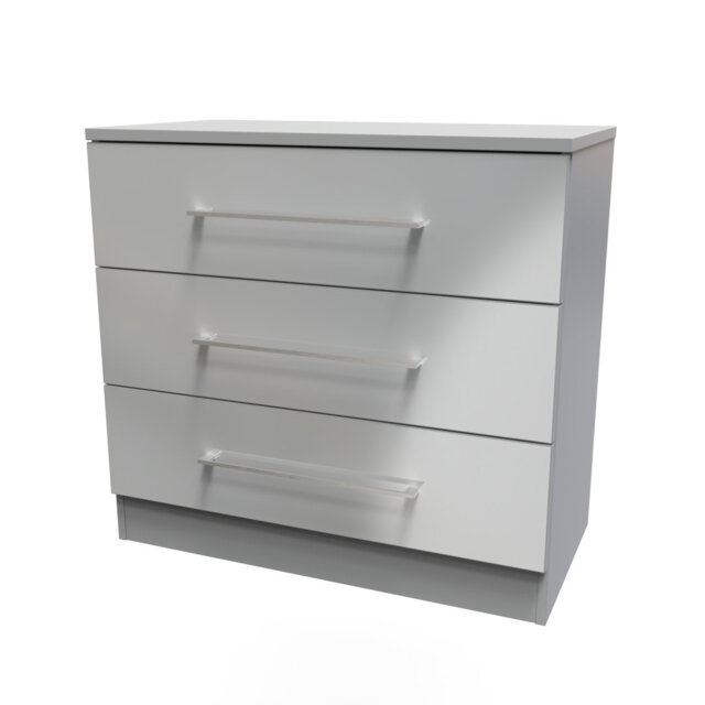 Fully Assembled Aidah 3 - Drawer Chest of Drawers