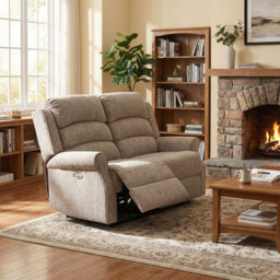 Lainey 2 Seater Polyester Manual Reclining Loveseat