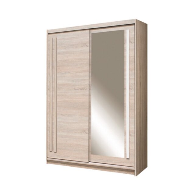 Skelmersdale 2 Door Manufactured Wood Wardrobe