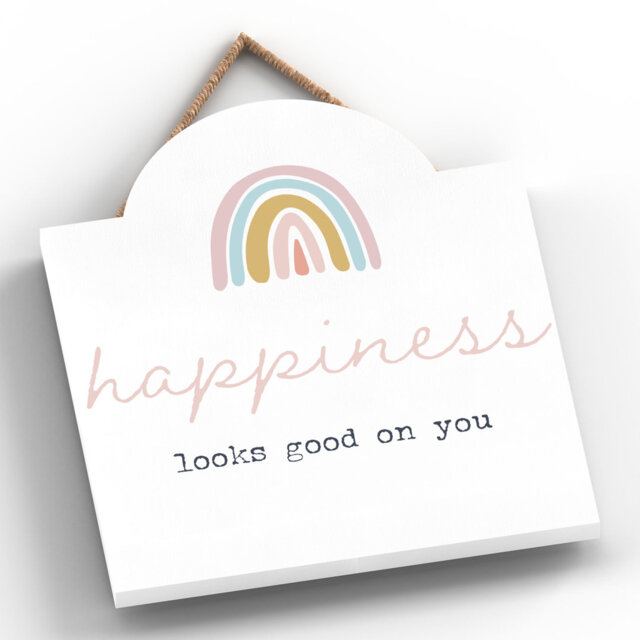 Rainbow Happiness Looks Good Wall DÃ©cor
