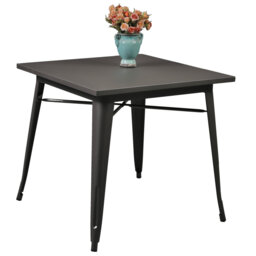 Square Metal Outdoor Bistro Table , 80cm cm W 80cm cm D