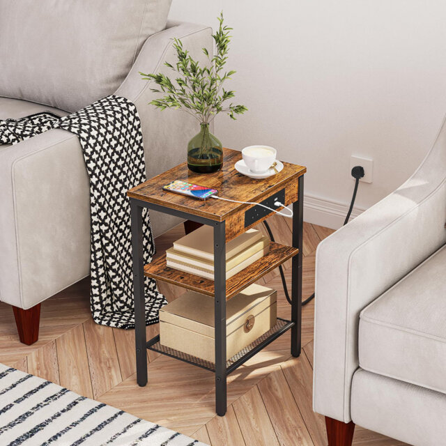 Side Table with Storage